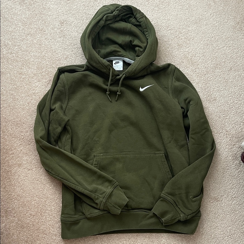 Nike Men's Forest Green Hoodie